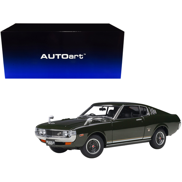 Autoart 1973 Toyota Celica Liftback 2000GT RHD Moss Green 1/18
