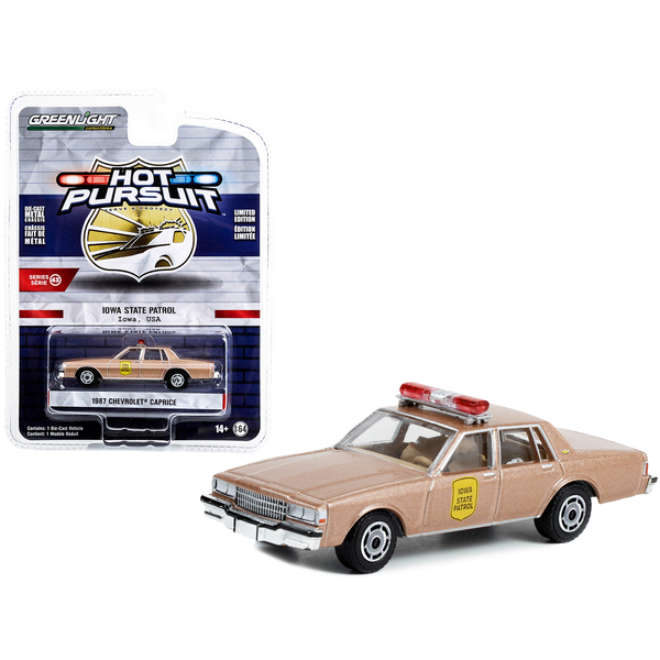 Greenlight 1987 Caprice Iowa State Patrol 1/64 Diecast Model