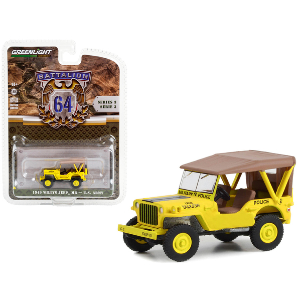 Greenlight 1949 Willys Jeep MB U.S. Army - 2.25in