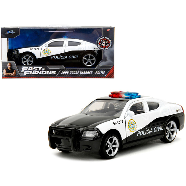 Jada 2006 Dodge Charger Police "Policia Civil" 1/32 Diecast Model