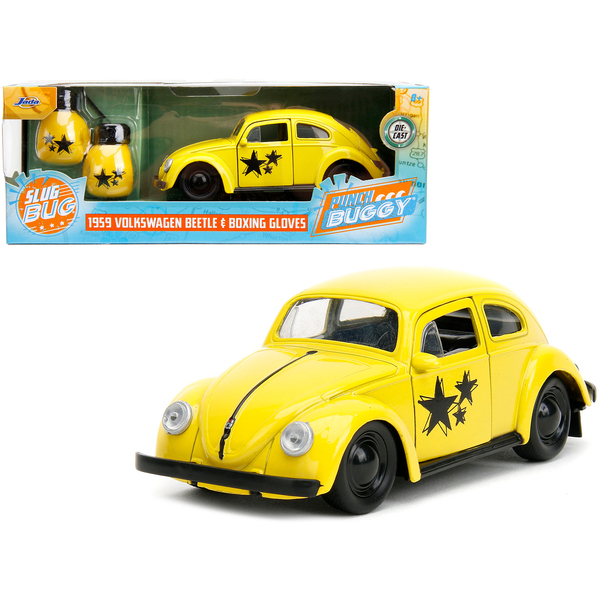 Jada 1959 VW Beetle Yellow "Punch Buggy" 1/32 Diecast