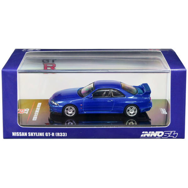 Inno Models 1/64 Nissan Skyline GT-R (R33) Bayside Blue