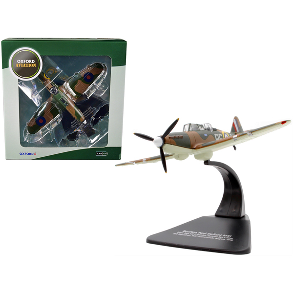 Oxford Diecast Defiant MK I: Sqn Ldr P Hunter 1/72