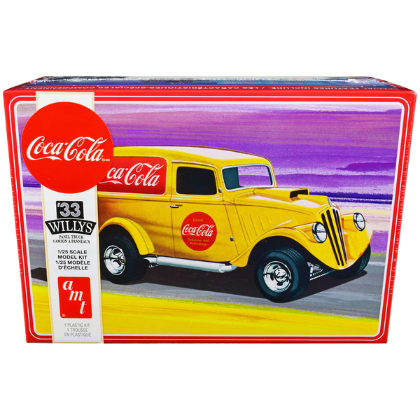 AMT 1933 Willys Panel Truck "Coca-Cola" 1/25 Scale Model Kit