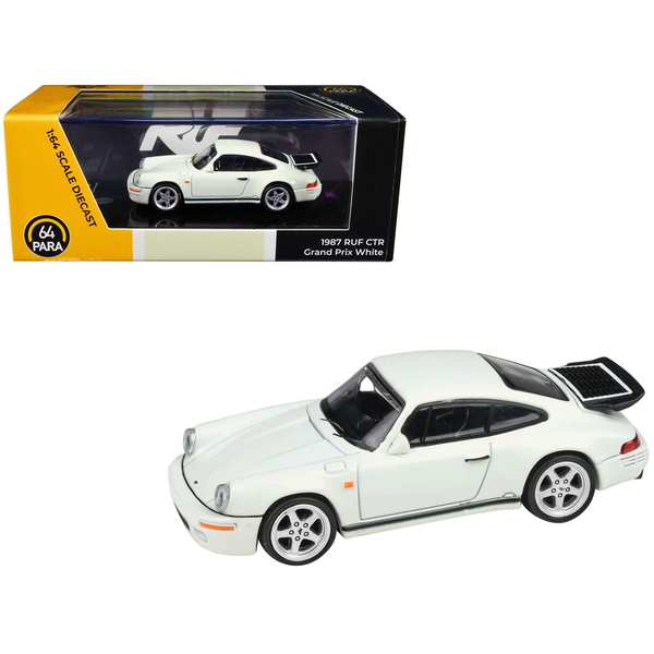 Paragon 1987 RUF CTR Grand Prix White 1/64 Diecast Model