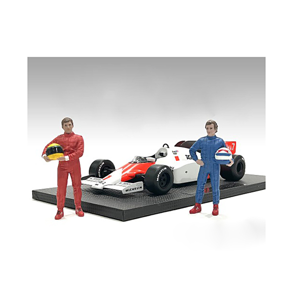 American Diorama 3.75" Racing Legends 80s Figures A & B Set