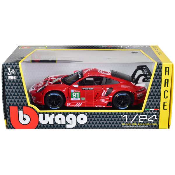 Bburago Porsche 911 RSR #91 Le Mans 1/24 Diecast