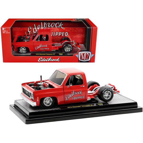 M2 Machines 1973 Chevy Cheyenne Super 10 "Edelbrock" Truck 1/24