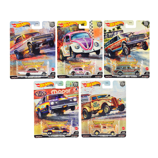 Hot Wheels Car Culture Drag Strip 5-Car Set