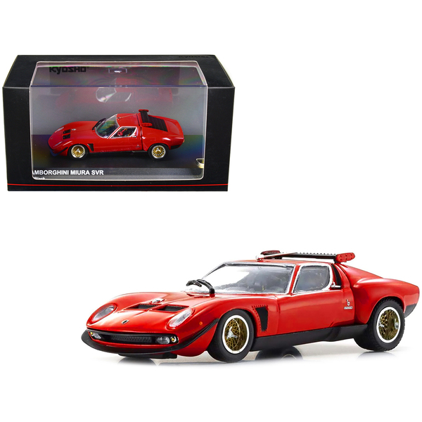 Kyosho Lamborghini Miura SVR Red/Black/Gold 1/43 Diecast Model