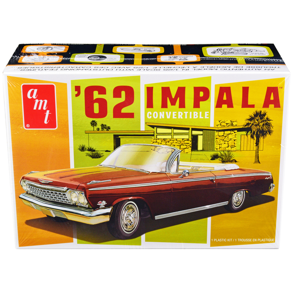 AMT 1962 Chevrolet Impala Convertible 1/25 Model Kit