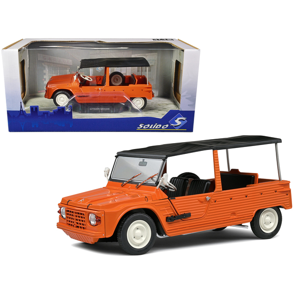 Solido 1970 Citroen Mehari Kirghiz Orange 1:18 Scale