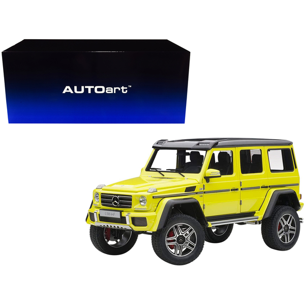 Autoart Mercedes-Benz G500 4x4² Electric Beam Yellow 1/18 Scale Model