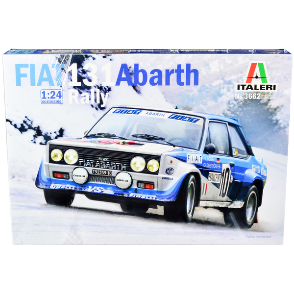 Italeri Fiat 131 Abarth Rally #10 1/24 Scale Model Kit