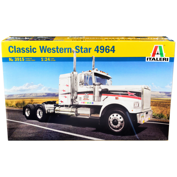 Italeri Western Star Classic 4964 Truck Tractor Model Kit - 13.25" Long