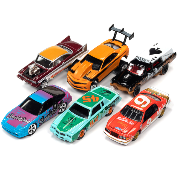 Johnny Lightning Street Freaks 6-Car Diecast Set