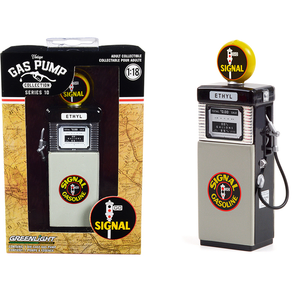 Greenlight 1951 Wayne 505 Gas Pump 1/18 Diecast - Signal Gasoline