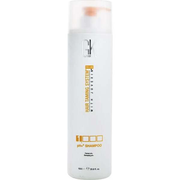 GK Hair Pro Line Taming System: Juvexin Infused pH+ Shampoo (33.8 oz) - Unisex