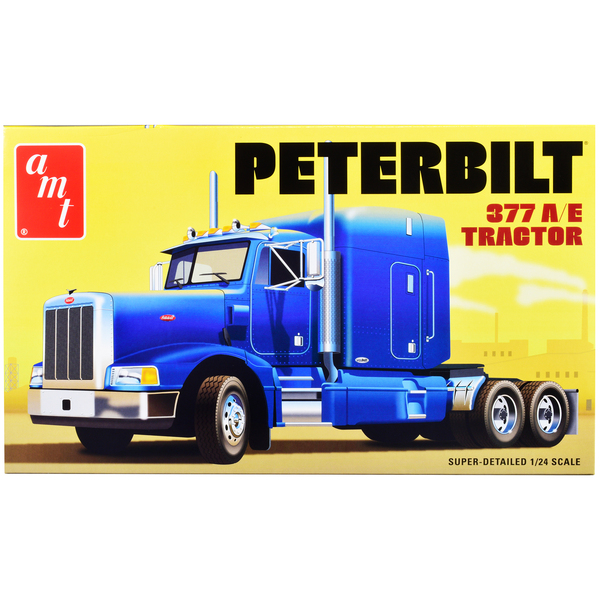 AMT Peterbilt 377 A/E Truck Tractor Model Kit - 1/24 Scale