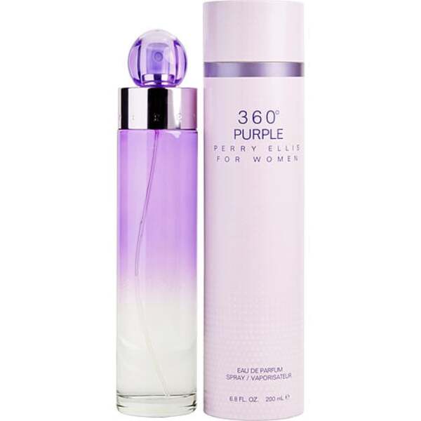 Perry Ellis 360° Purple Eau de Parfum - 6.8 fl oz - A Floral Symphony for Women