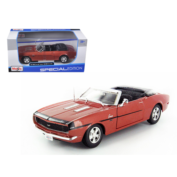 Maisto 1968 Camaro SS 396 Convertible Bronze 1/24 Model