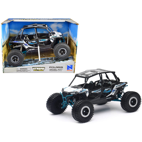 New Ray Polaris RZR XP 4 Turbo UTV Diecast Model White 1/18