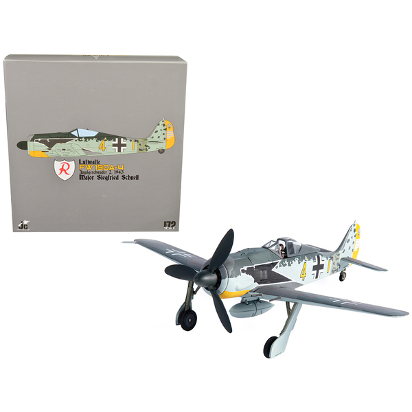 JC Wings Focke-Wulf FW 190A-4 Fighter - 1/72 Scale (5.5" Wingspan)