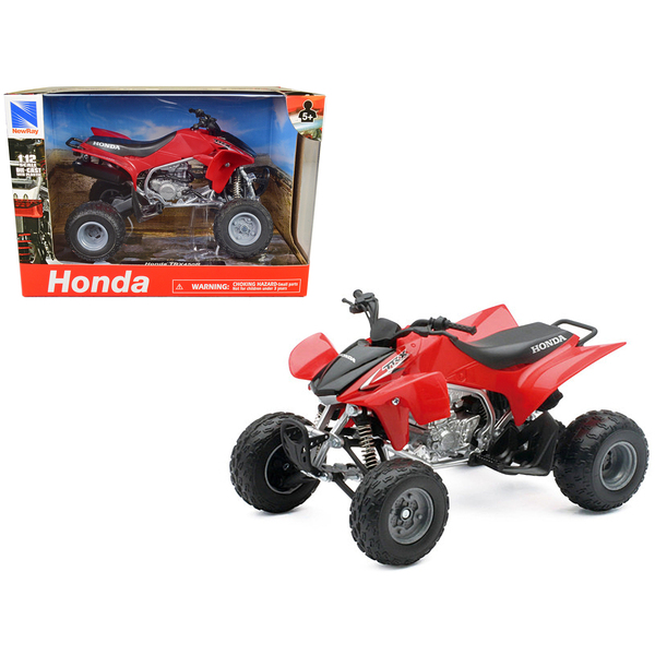 New Ray 2009 Honda TRX 450R Red 1/12 Scale ATV Diecast