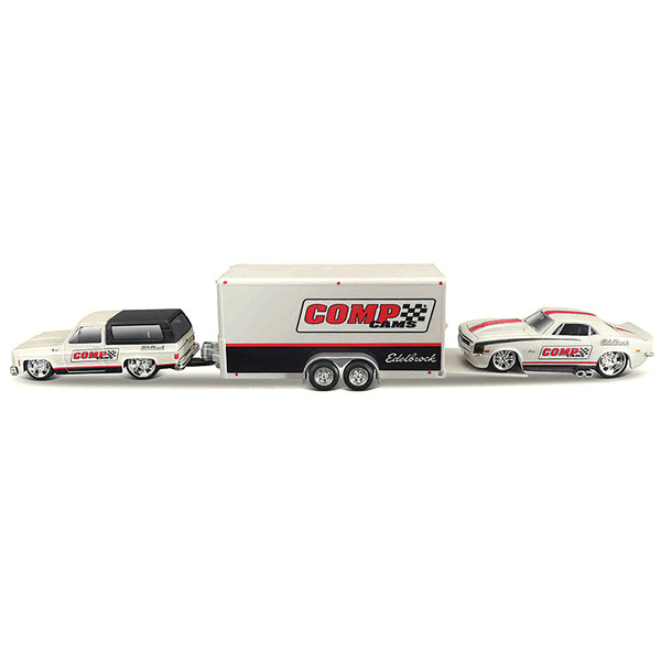 Maisto 1979 K5 Blazer & 1968 Camaro Z/28 Team Haulers 1/64 Set