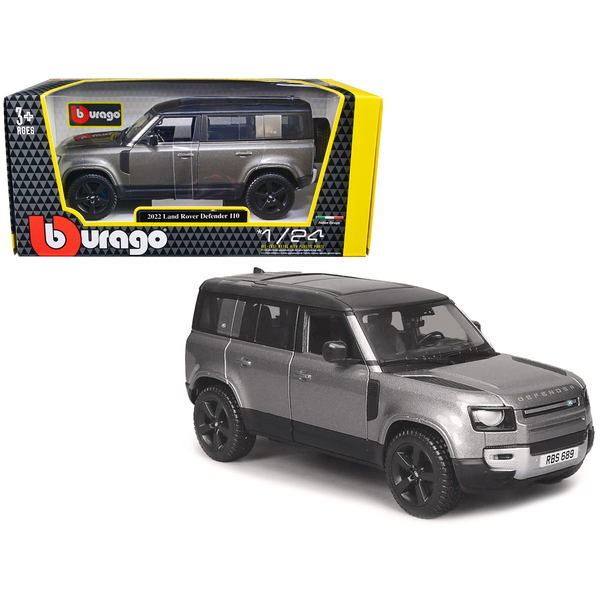 Bburago 1/24 Land Rover Defender 110 Dark Silver