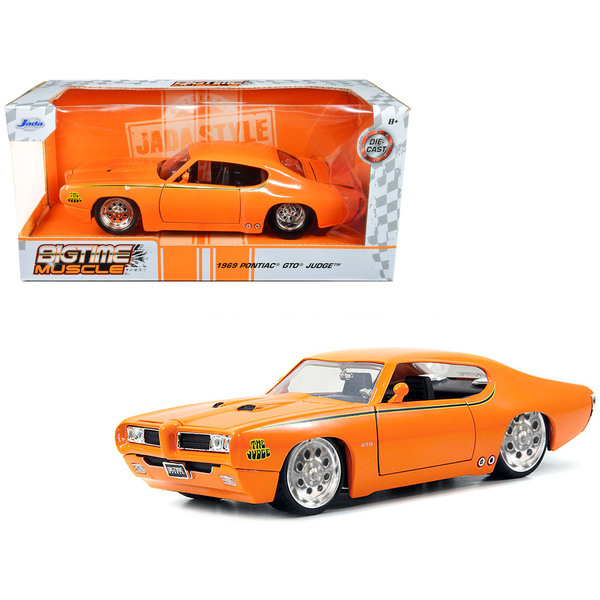 Jada 1969 Pontiac GTO Judge Pro Stock - Orange 1/24 Scale