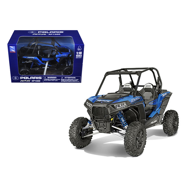 New Ray Polaris RZR XP 1000 Dune Buggy - 1/18 Scale - Blue