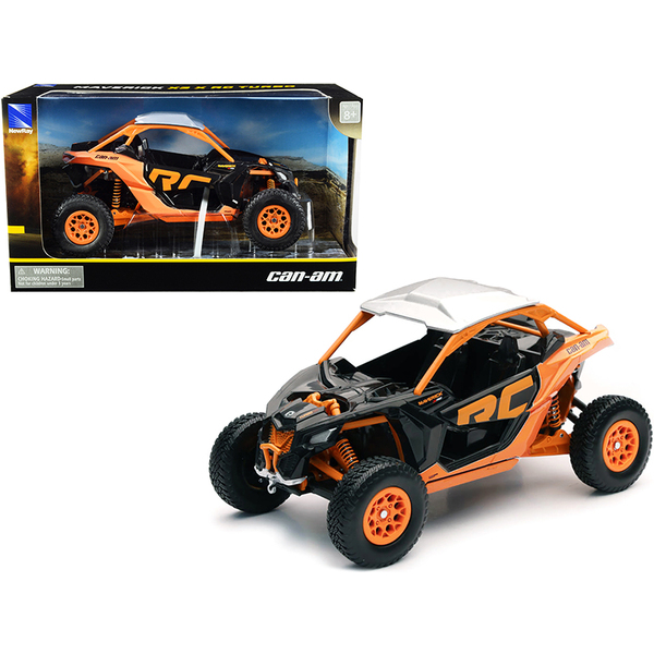 New Ray Can-Am Maverick X3 ATV 1/18 Diecast - Orange/Black