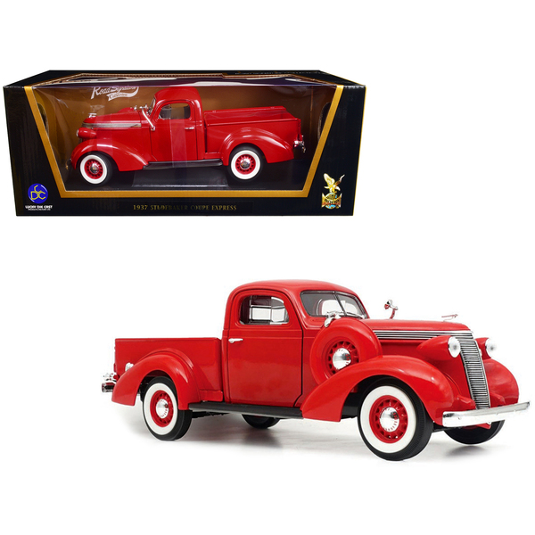 Road Signature 1937 Studebaker Coupe Express Pickup - Red, 1/18 Scale