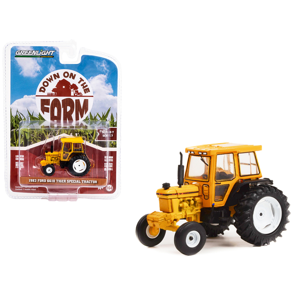 Greenlight Ford 6610 Tiger Special Tractor 1/64 Yellow