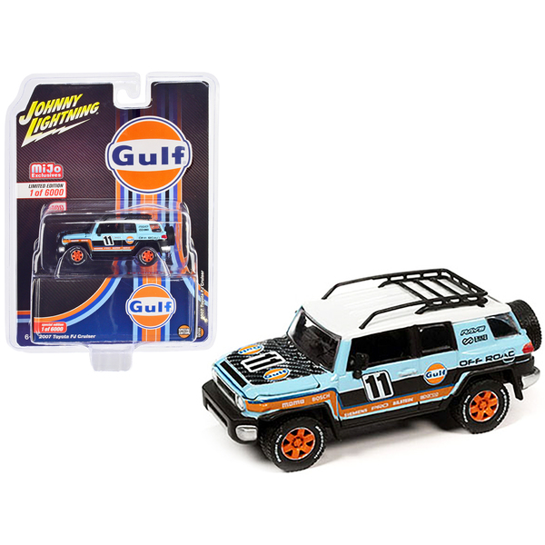 Johnny Lightning 2007 Toyota FJ Cruiser #11 Gulf Oil