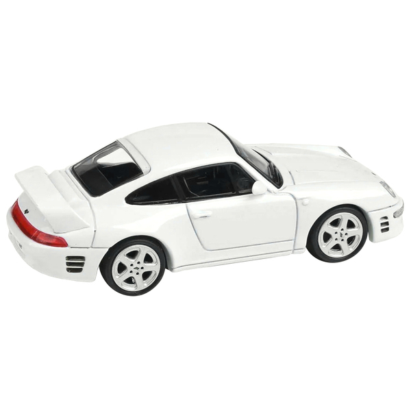 Paragon RUF CTR2 Grand Prix White 1/64 Diecast Model Car