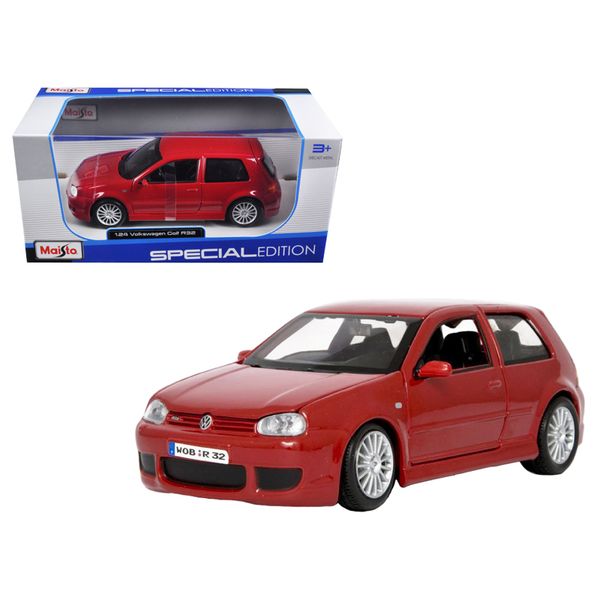 Maisto Volkswagen Golf R32 Red 1:24 Detailed Diecast Replica
