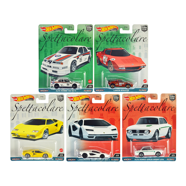Hot Wheels Spettacolare "Car Culture" 5-Car Diecast Set