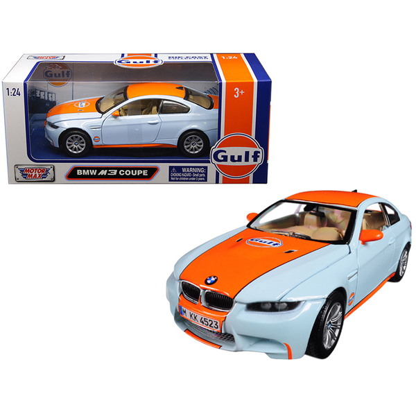 Motormax BMW M3 Coupe 'Gulf Oil' Livery 1/24 Diecast