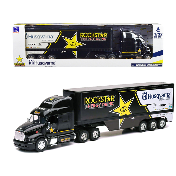 New Ray Peterbilt 387 "Rockstar Energy Husqvarna" Semi 1/32