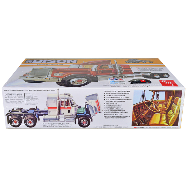 AMT Chevrolet Bison Truck Tractor 1/25 Scale Model Kit