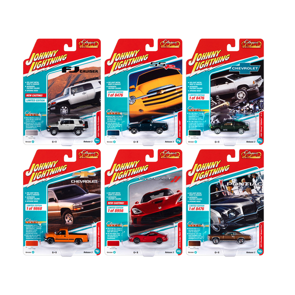 Johnny Lightning Classic Gold Collection Release 3 Set A (6 Cars)