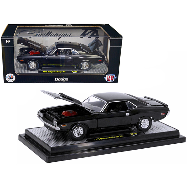 M2 Machines 1970 Dodge Challenger T/A Black 1/24 Diecast