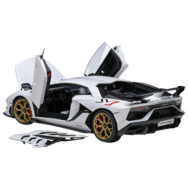 Autoart Lamborghini Aventador SVJ Pearl White 1:18 Model