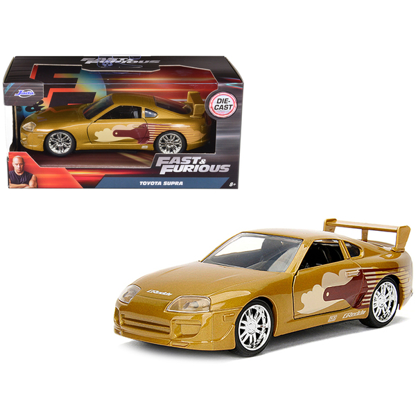 Jada Fast & Furious Slap Jack's Gold Toyota Supra 1/32