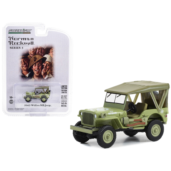 Greenlight 1945 Willys MB Jeep: U.S. Army Diecast