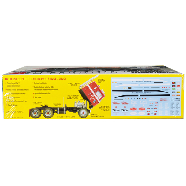 Amt Peterbilt 352 Pacemaker "Coors" Tractor 1/25 Scale Model Kit