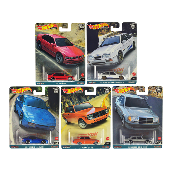 Hot Wheels Car Culture Canyon Warriors 5-Car Set