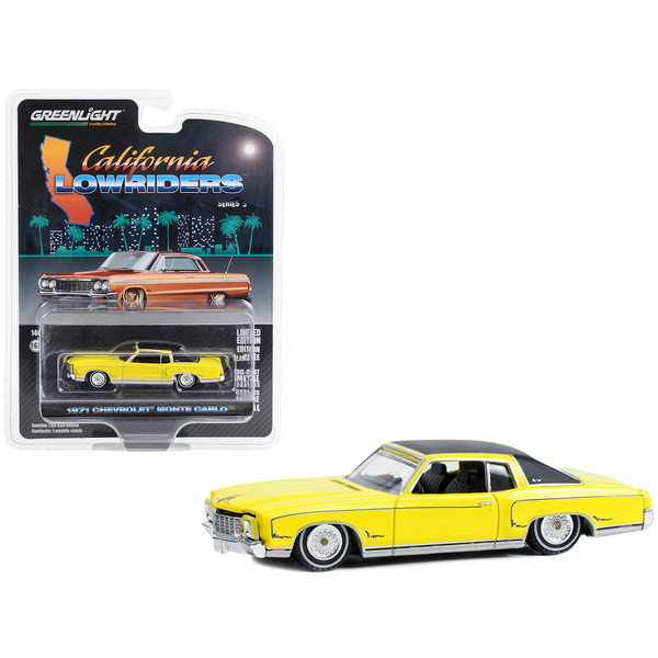 Greenlight 1971 Chevy Monte Carlo Lowrider - 1/64 Scale